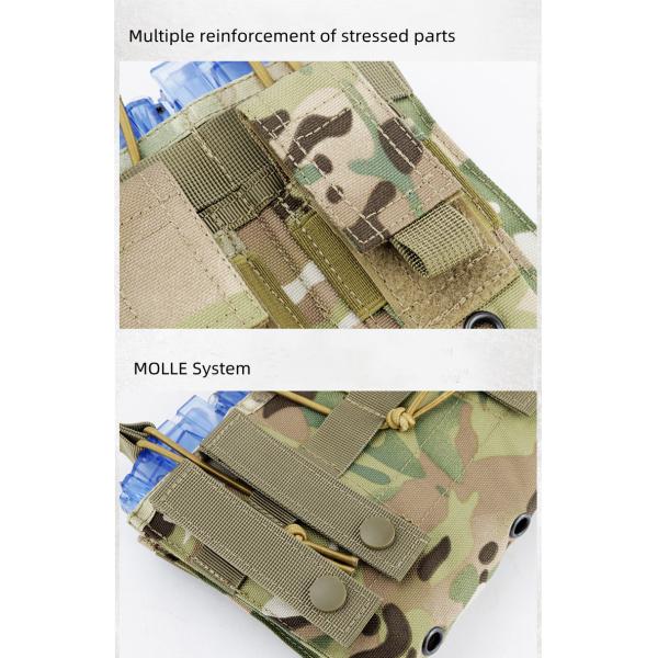 Outdoor Tactical Bag Molle Triple Mag Pouch Organizer Pouch