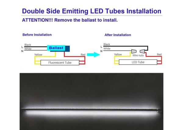 G13 7ft Integrated Led Tube Light T8