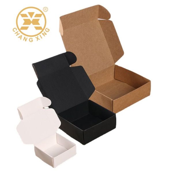 Foldable Rectangle Shape Food Grade Kraft Candy Box for Mini Snack Packaging