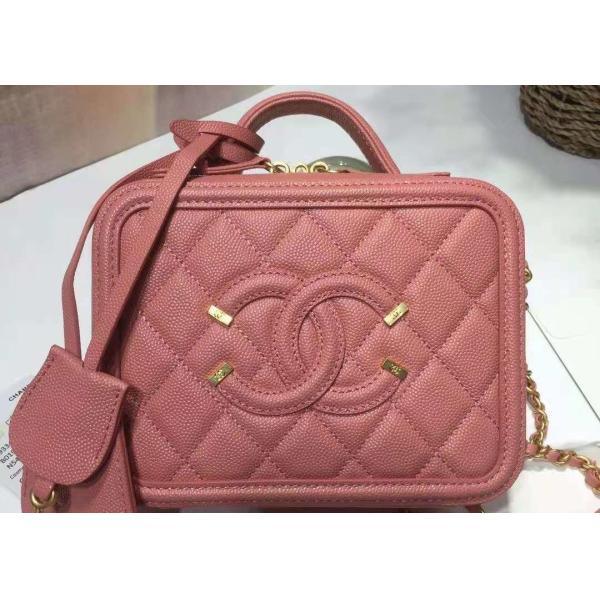 Caviar Skin Womens Luxury Handbag , 17cm Cowhide Shoulder Bag