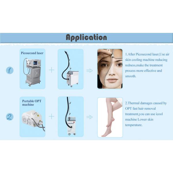 Hair Removal Skin Cooling Device