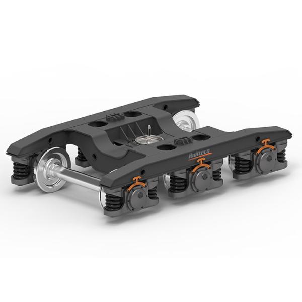 Simple Structure Railcar Bogie Welded Frame For Low Speed Heavyload Wagon