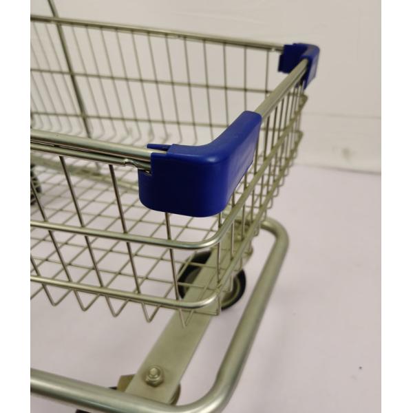 Корзина супермаркета цинка вагонетки корзины для товаров двойного слоя покрытая порошком