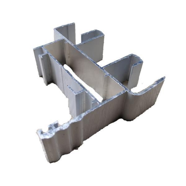 White Powder Coated Aluminum Extrusions Set For Sliding Windows Frame 6063 T5