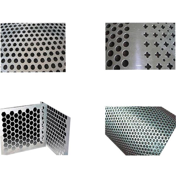 Artistic Perforated Aluminium Plate , Customized Aluminum Sheet With Holes 