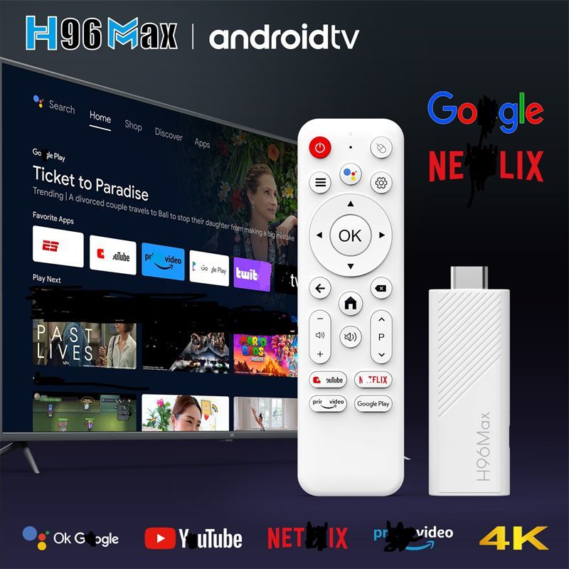 H96 Max H313 Android TV Stick 8K 4K Streaming TV Stick For Global Resellers