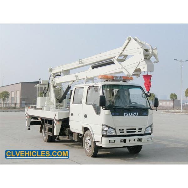 ISUZU 600P Boom Lift Truck Mounted Euro5 12m 14m Folding Arm