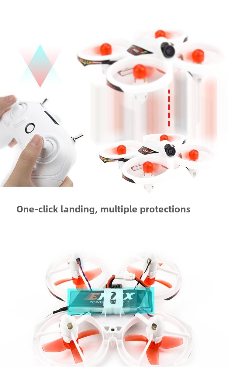 Yinyan EMAX RC Racing Drone FPV Ready-to-Fly with Hollow Cup Set & Camera Remote Control Instruction for Beginners