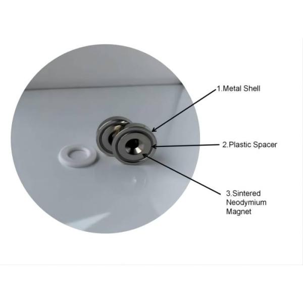Customized Colors 12KGS Neodymium Pot Magnets Permanent Magnet Assembly