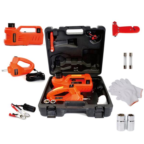 2 In 1 Car Repair Tool Kit Electric Car Jack And Electric Impact Wrench