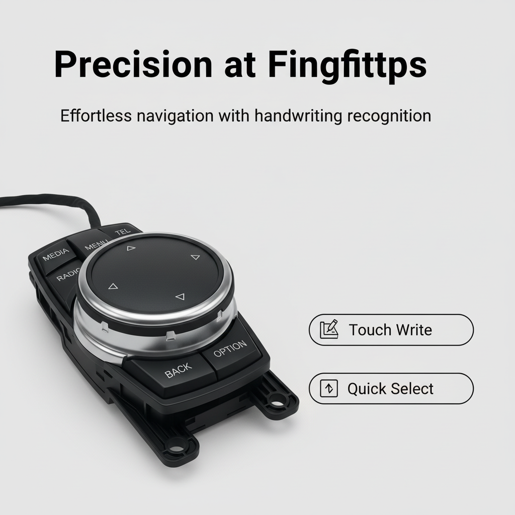 High-Sensitive Multifunctional Controller Touch Pad for BMW 3/5/7 Series X3 X4 NBT | Premium Car Audio Switcher
