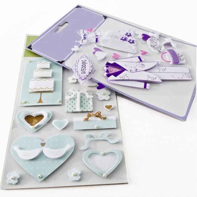 Custom Violet kids birthday / christmas Laminated Card Printing Service for Children Gift