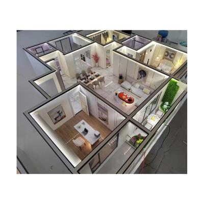 LED Lighting Architectural Interior Model 1:25 House Interior Design Model
