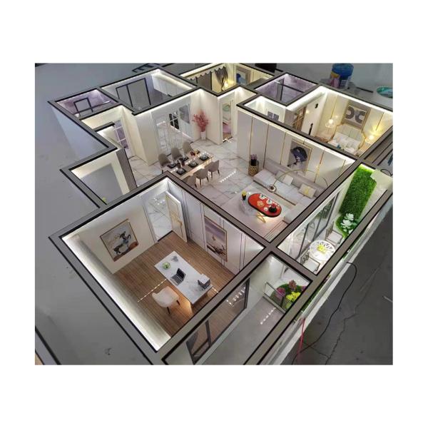 LED Lighting Architectural Interior Model 1:25 House Interior Design Model