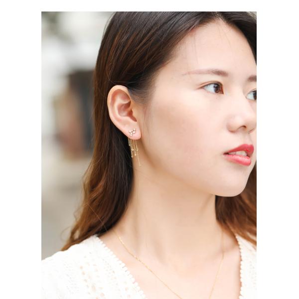 ПРОТИВ серег стержня диаманта звезды серег 0.12ct диаманта золота ясности 18K