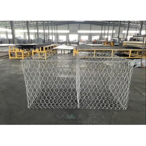 Горячая гаванизированная гавионная коробка / шестиугольные гавионные каменные клетки для наводнения