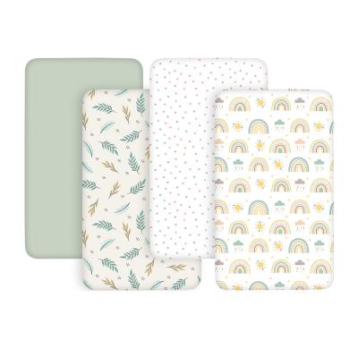 Non Irritating Cradle Fitted Sheet Soft Easy To Carry Skin Friendly Material