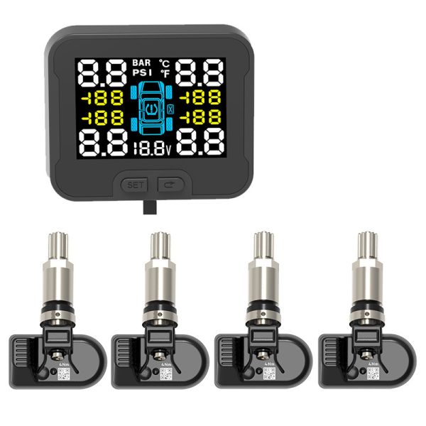 Universal Solar Car Tire Pressure Monitoring System Real Time Tyre Monitoring System