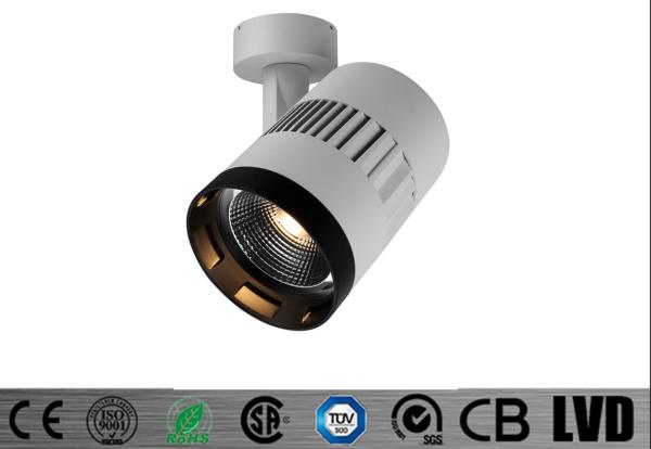 IP20 Brushed Aluminum Spide Ceiling Surface Mount LED Lights Dia 105*H158MM