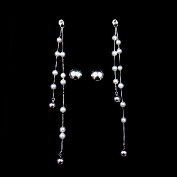 Красивый стуб ювелирных изделий моды серег цветка жемчуга для захвата