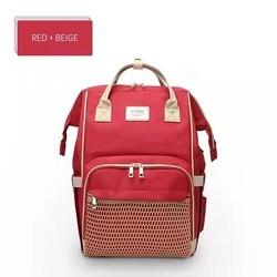 Waterproof Women Backpack Multi-function Diaper Baby Bag With USB Changing Colorful Backpack For Girls