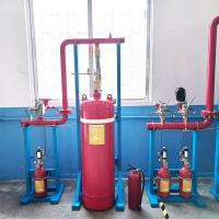 Sistema automático de extinción de incendios de gas inerte para el centro de computación de la universidad Sala de servidores