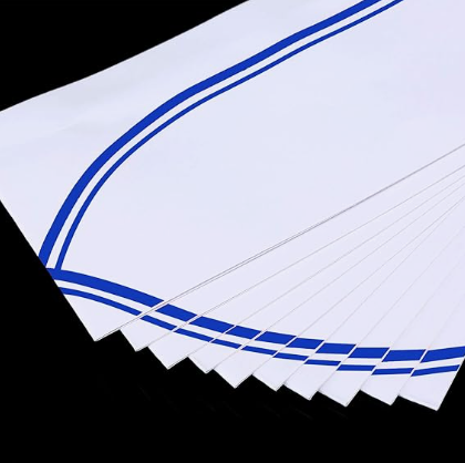 Haixin Health Paper Forage Hat Kitchen Caps Non-Woven Paper Fiber Boat Cap for Kit Adults Restaurant Kitchen Caps White