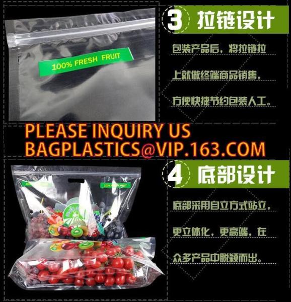 Stand Up Roasted Chicken Packaging Bags With Zip Top hot roast, rotisserie chicken bag, microwaveable bag, slide plastic
