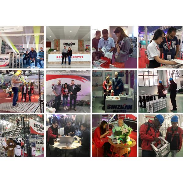 plataforma portátil del piso de la etapa de cristal de aluminio del concierto de rock del 1.22*1.22m