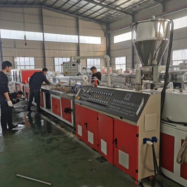 High Output PVC Door Frame Extrusion Machine With Automatic Temperature Control Output 200-250Kg/H