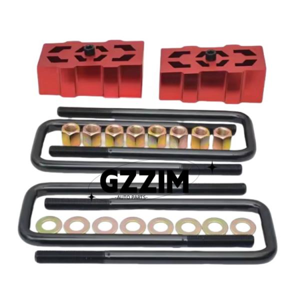 Nissan Navara D40 2005-2015 Suspensão traseira de 50 mm Kit de bloco de elevação de rosto de alumínio cônico