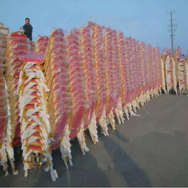 Modern Red Velvet Dining Chairs Stackable For Canteen / Hotel / Restaurant