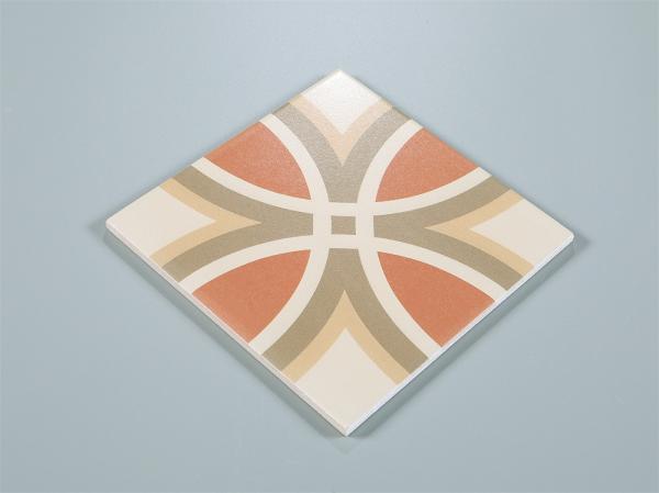 4 styles Eco-friendly 200x200mm Parement intérieur et plancher Carreaux céramiques rustiques pour restaurant et salon