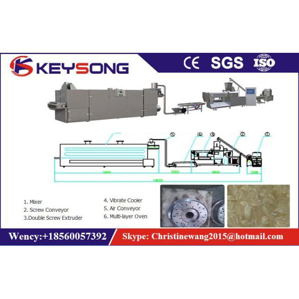 Fully Automatic Artificial Rice Making Machine Extruded For Enriched Reconstituted Rice