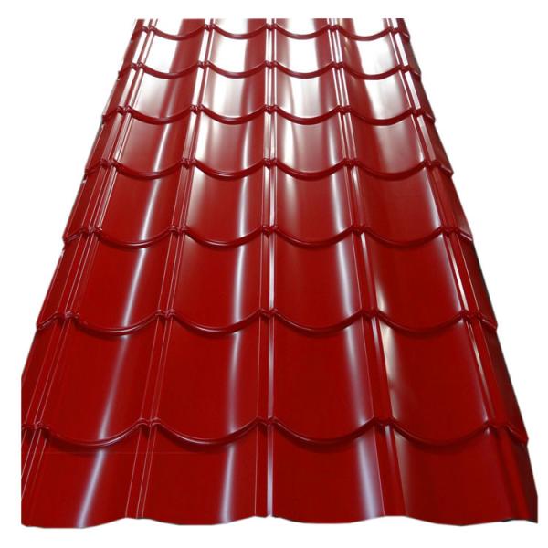 0.4mm PE Coated Metals Roofing Tile / Metal Roof Tile Sheet Building Material