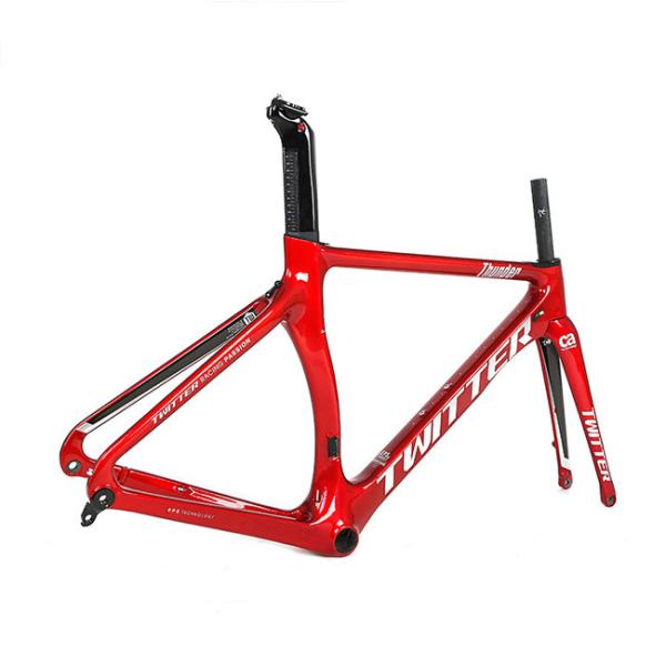 ПРОГРЕМЛИТЕ рамка велосипеда дороги углерода высоты диска 50cm с тарельчатым тормозом