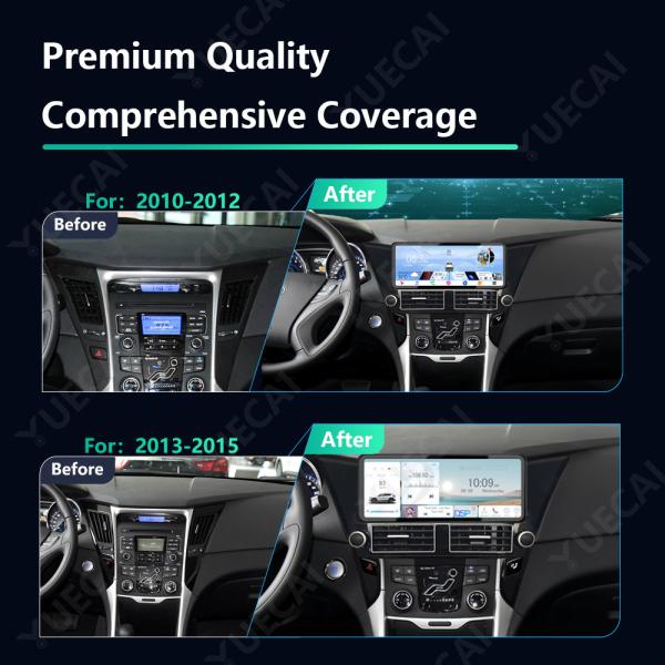 Multiple View Mode Sonata Head Unit Ultra HD Android Auto DVD Player For Sonata 8th Generation
