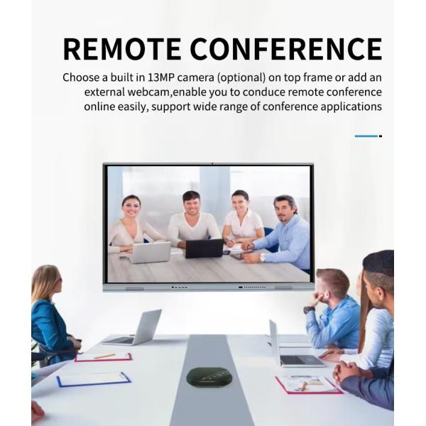 Интерактивная доска с плоской панелью Smart Touch Monitors TV 4K Ultra HD Screen с ПК для бизнеса и обучения