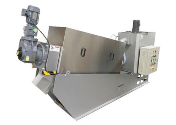 No Clogging 5000m3/H Multi Disk Sludge Dewatering Screw Press System