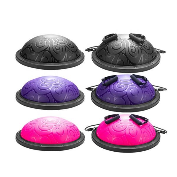 Gym fitness high quality PVC Exercise 58cm diameter Stability Half Pilates Balance Yoga Ball