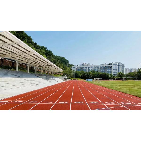 Weather Resistance EPDM Rubber Running Track Sports Floor 13mm Thickness