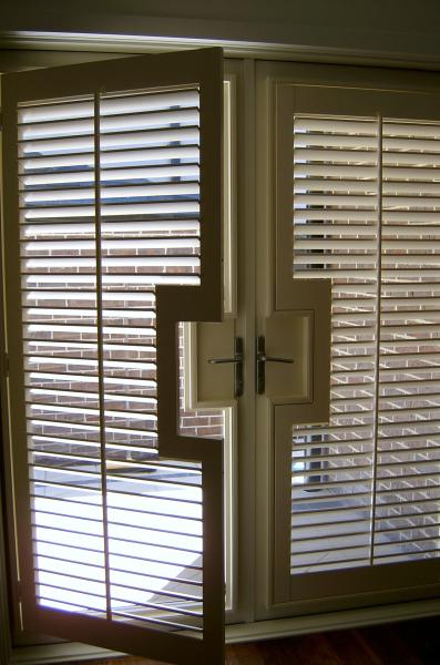 100% basswood french door shutters for door and windows with handle
