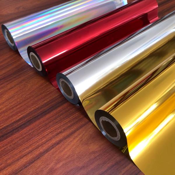 PET Cold Stamping Foil  12 micron Holographic Toner Foil for Paper