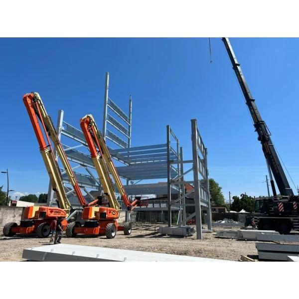 Промышленное строительство прочных стальных сооружений