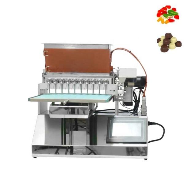 Effortless Mini Gummy Candy Vitamin Nutrition Candy Depositor Jelly Candy Making Machine For Lab