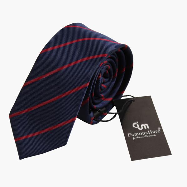 Fashion woven polyester tie