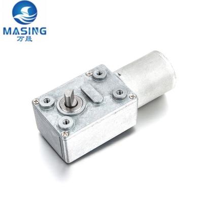 Right Angle DC Gear Motor 12V 24V 370 Micro DC Spur Gear Motor  For Barbecue Grill