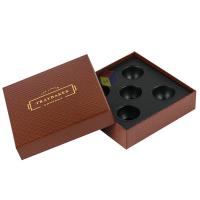 Fabricant Logo personnalisé en papier cadeau bonbons bonbons sucrés boîte de chocolat emballage de luxe avec séparateur en plastique