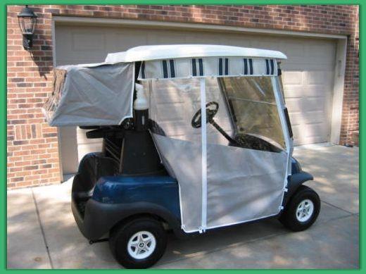 Os cercos 3 do carrinho de golfe do estilo da trilha o carrinho de golfe de nylon tomado partido que cobre a luz pesam