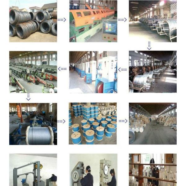 Color PVC Coated Wire Rope Plastic Coated Steel Cable 1-20mm